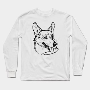 Corgi Dog Long Sleeve T-Shirt